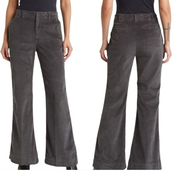 Treasure and bond charcoal Corduroy Pants on size 8 - Picture 1 of 11